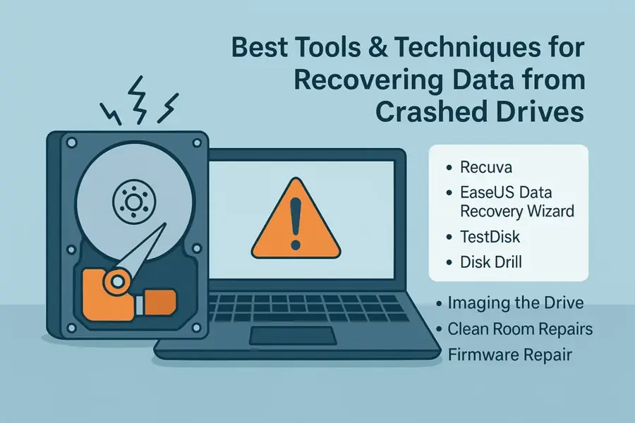 Best Tools & Techniques for Recovering Data from Crashed Drives