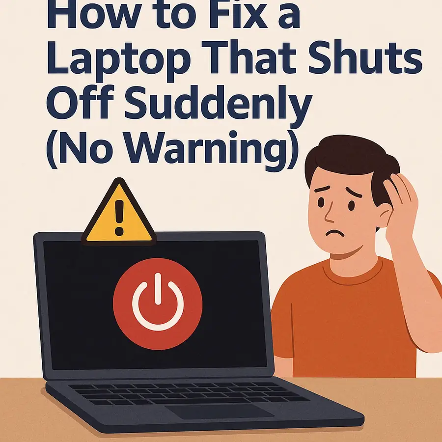 How to Fix a Laptop That Shuts Off Suddenly (No Warning)