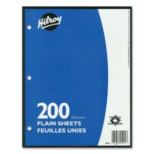 HILROY - 05225 - Plain Sheets - 200 Sheets