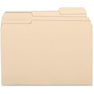 BUSINESS SOURCE - 17525 - Letter File Folders - Manila - 100PC