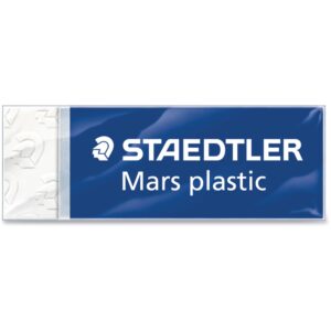 White Plastic Eraser
