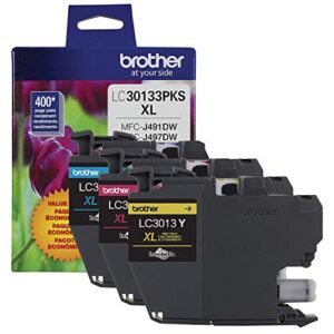 BROTHER - 3017 XL - Cyan, Magenta, Yellow - 3 Pack