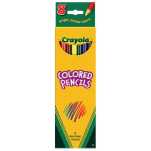 8 Pck Crayola Pencil Crayons