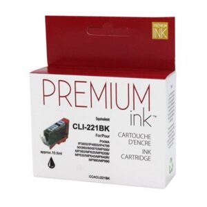 Premium New Ink/Toner Replacement for CANON 221 (Black)