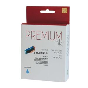 Premium New Ink/Toner Replacement for Canon 251XL (Cyan)