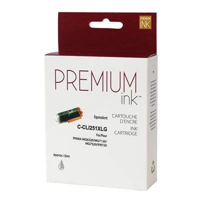 Premium New Ink/Toner Replacement for Canon 251XL (Gray)