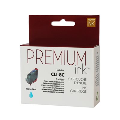Premium New Ink/Toner Replacement for Canon CLI-8 (Cyan)