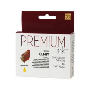 Premium New Ink/Toner Replacement for CANON 8 (Yellow)
