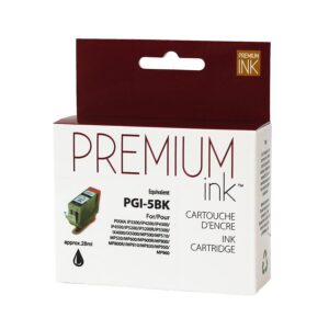 Premium New Ink/Toner Replacement for Canon PGI-5 (Black)