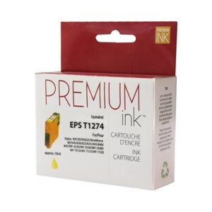 Premium New Ink/Toner Replacement for EPSON T1274 (Yellow)