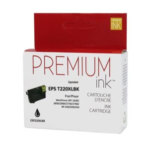 Premium New Ink/Toner Replacement for EPSON T220 XL (Black)