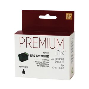 Premium New Ink Replacement for Epson T252 XL (Black)