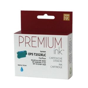 Premium New Ink/Toner Replacement for EPSON T252 XL (Cyan)