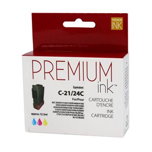 Premium New Ink Replacement for Canon 21/24 (Colour)