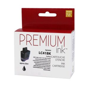 Premium New Ink/Toner Replacement for Brother LC41 (Black)