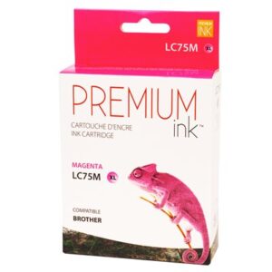 Premium New Ink/Toner Replacement for Brother LC 75 (Magenta)