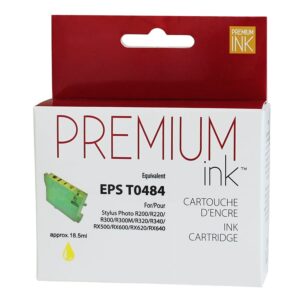 Premium New Ink/Toner Replacement for EPSON T0484 (Yellow)