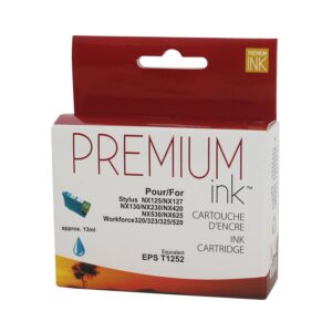 Premium New Ink Replacement for Epson T125 XL (Cyan)