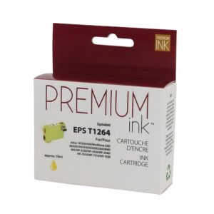 Premium New Ink/Toner Replacement for EPSON 1264 (Yellow)