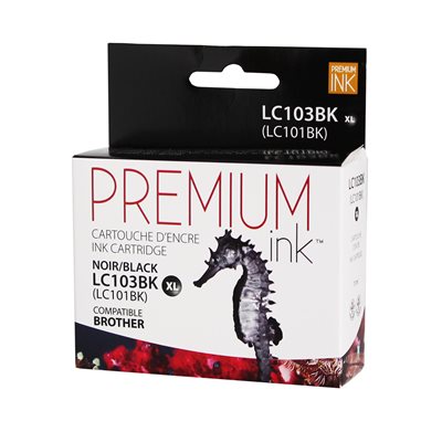 Premium New Ink/Toner Replacement for Brother LC103XL (Black)