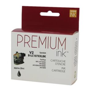 Premium New Ink/Toner Replacement for BROTHER LC107BK (Black)