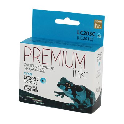 Premium New Ink/Toner Replacement for Brother LC 203 (Cyan)