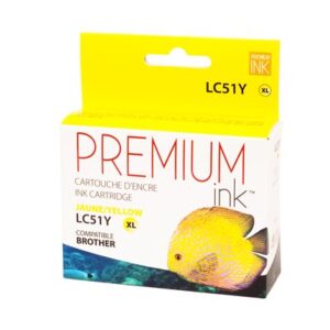 Premium New Ink/Toner Replacement for BROTHER 51 XL (Yellow)