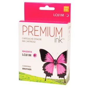 Premium New Ink/Toner Replacement for Brother LC61XL (Magenta)