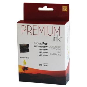 Premium New Ink/Toner Replacement for Brother LC79 XL (Yellow)