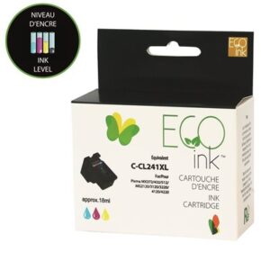 Eco Remanufactured Ink/Toner Replacement for CANON 241 XL (Tri-Colour)