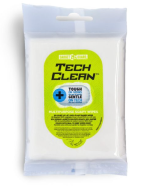 TechClean Soapy Wipes