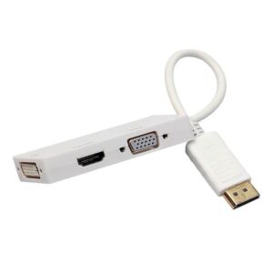 3 in 1 Displayport to HDMI/DVI/VGA