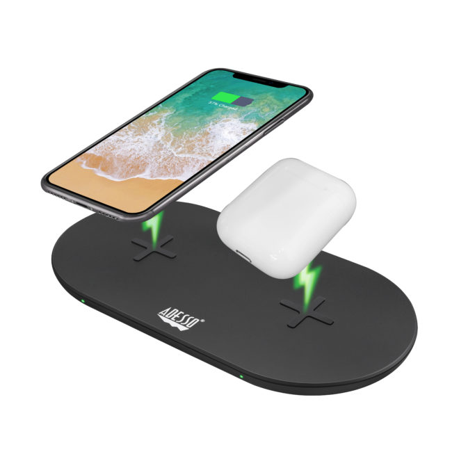 Adesso Dual Wireless QI Charger