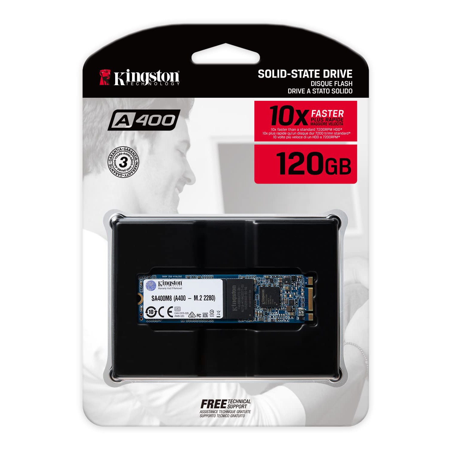 Kingston 120G SSDNOW A400 M.2 2280 SSD