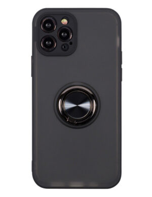 Frosted Case with Finger Grip Ring Holder iPhone 12 and 12 pro