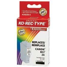 KoRecType Canon BCI 24 Black Ink
