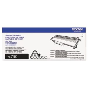 BROTHER TN750 Black Toner Cartridge