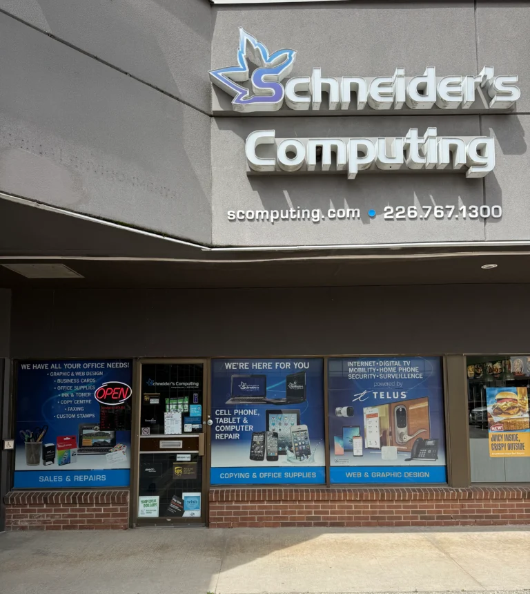 Schneider's Computing Listowel Location Store Front