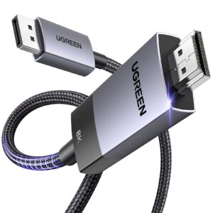 DP Male To HDMI Male 8K Cable 2M