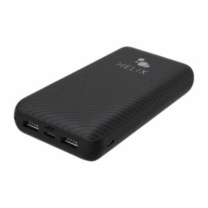 TurboVolt+ Power Bank 20000 mAh with USB-A and USB-C Ports Black