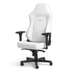 HERO Gaming Chair - White Edition - Faux Vegan Leather
