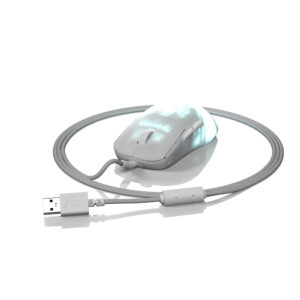 OP1 RGB - 1K - Wired Gaming Mouse - White Frost