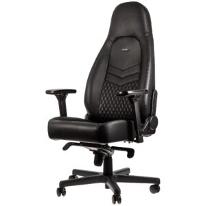 ICON Gaming Chair - black - Real Leather