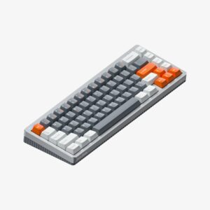Halo65HE - Grey - Magnetic Coral