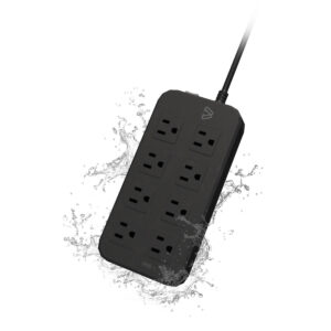 8 Outlet Surge + WeatherGuard - 10ft